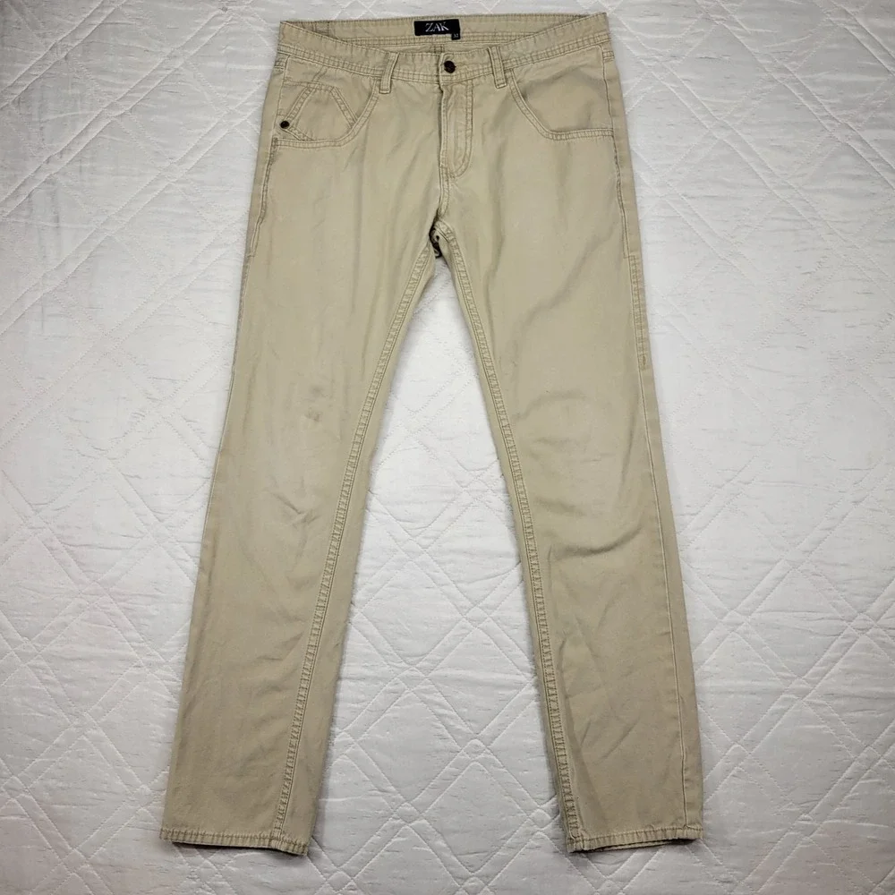 ZAK khaki chino pants‎ men's 32X31